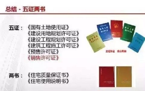 五证二书是包括哪些及五证两书一表的顺序