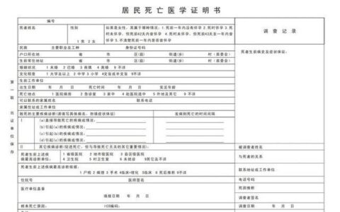 派出所开死亡证明流程及公安部出新规