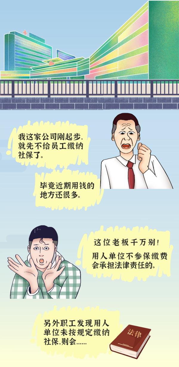 用人单位不参保缴费,应当承担哪些法律责任?