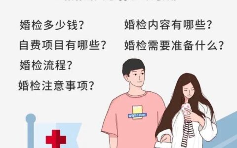 婚前体检一般检查哪些项目及婚前检查全攻略