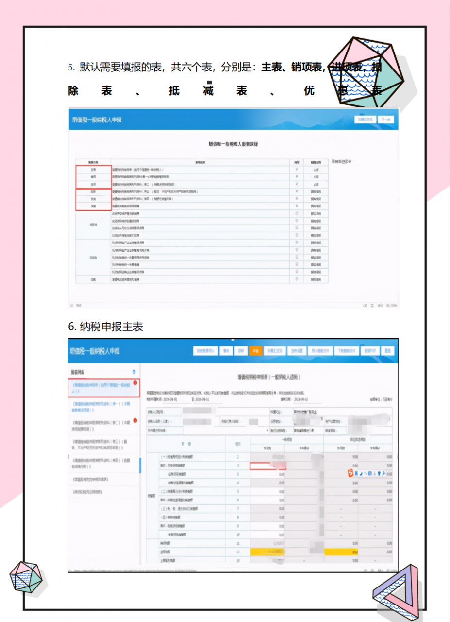 超详细的网上申报纳税流程，含有申报模板，网上填报流程，真实用