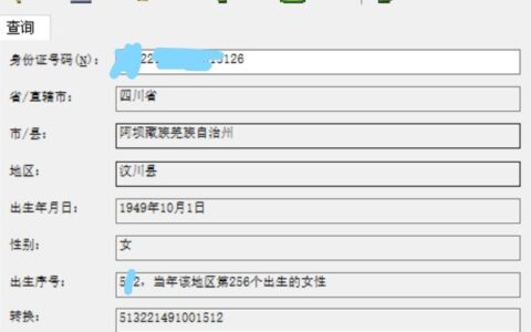 查询身份证号码怎么查询|及个人大数据免费查询平台