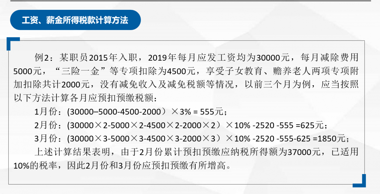 个税软件的申报流程,正常工资薪金计算方法