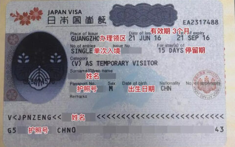 日本的旅游签证怎么办(日本旅游签证办理流程)