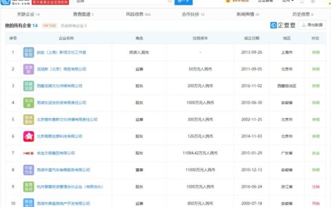 赵薇接连退出多家公司实控人及赵薇目前共有股权冻结证券虚假陈述责任纠纷等多项风险