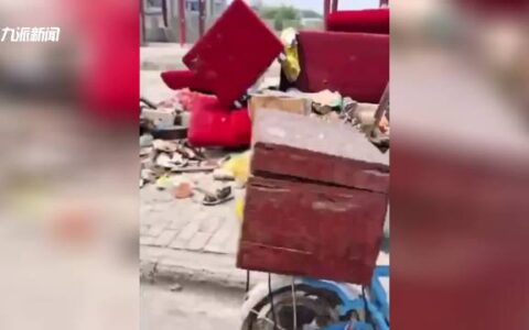 洪灾过后的河南卫辉满目疮痍及洪灾过后的现场