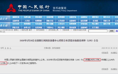 央行贷款基准利率多少及银行贷款基准利率查询
