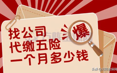 保险代缴公司每月多少钱及社保代缴公司的缴费标准