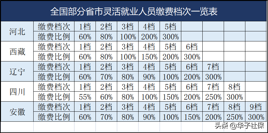什么是缴费档次?对退休养老金有什么影响?