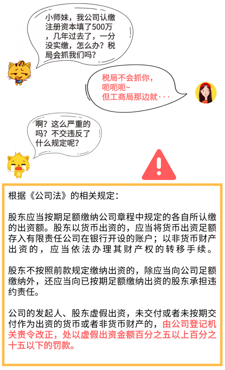 认缴注册资本到期未实缴,有啥严重后果?趁还来得及,赶紧学习