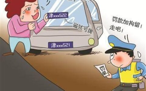 伪造号牌“5”变“6”=罚款5000元+记12分