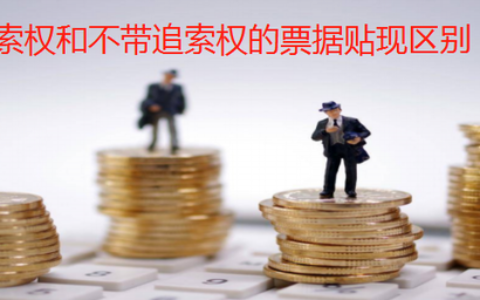 无追索权和有限追索权的区别及无追索权保理通俗解释