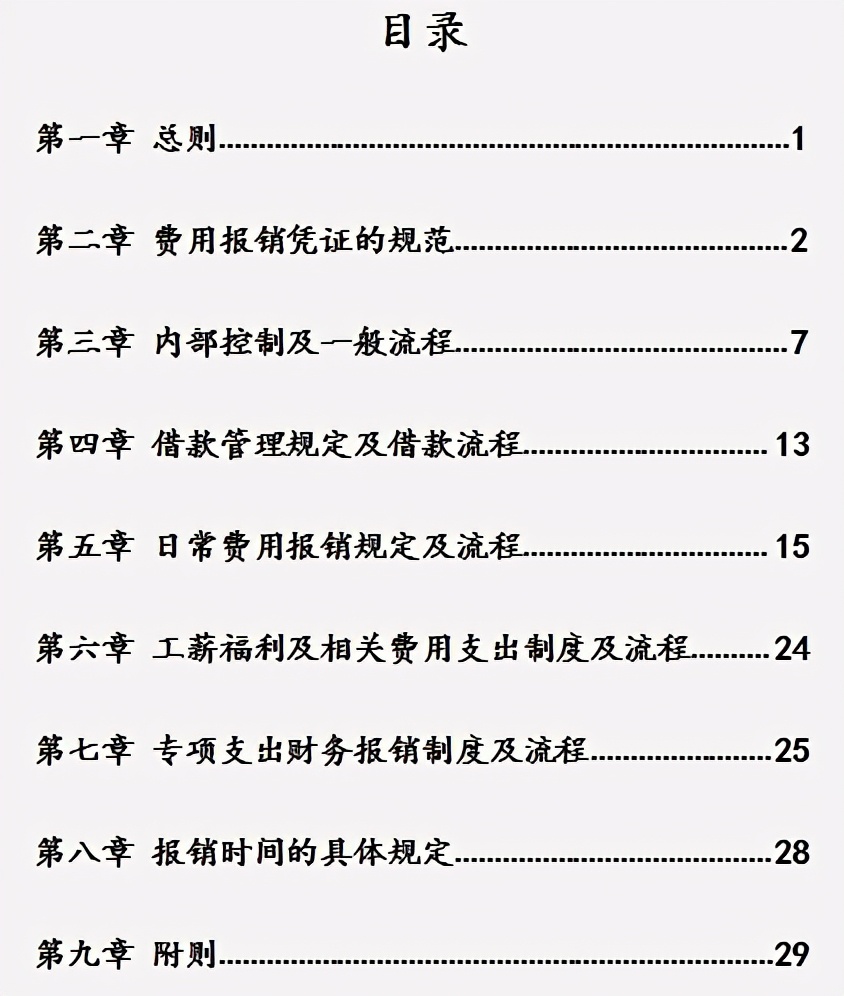 一套接近完美的费用报销制度及流程，合理、实用、可行，可借鉴