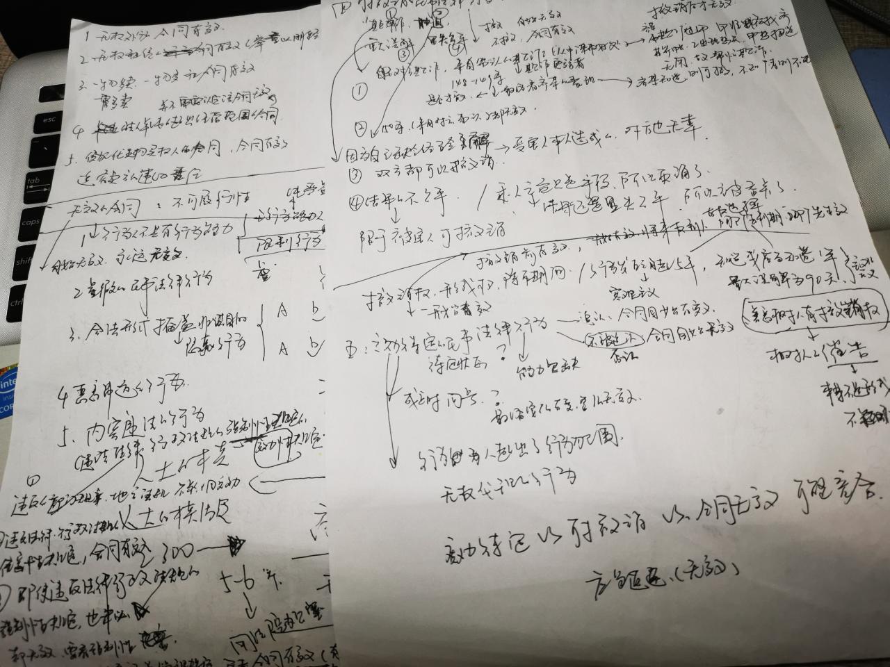 民事法律行为之效力体系（区分合同的有效、无效模式）
