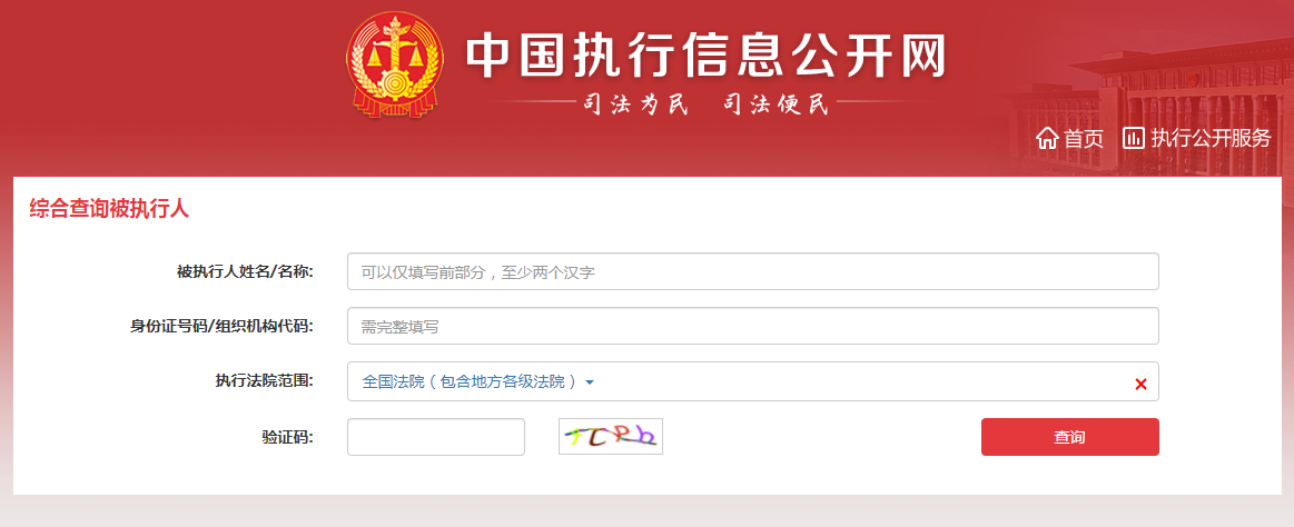 如何查询被执行人信息?