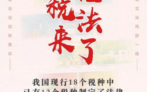 定了！印花税立法！最新税率表来了
