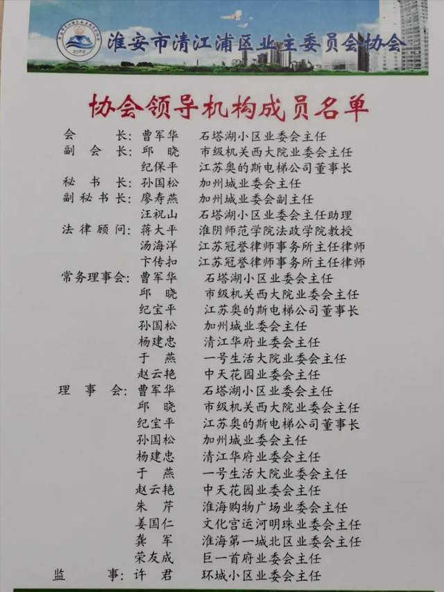 申办业主业委会协会流程及相关资料借鉴