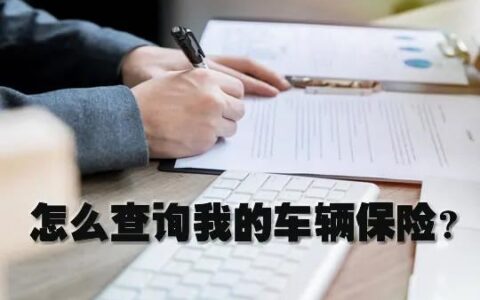 车保险怎么查询及个人车辆保险查询系统