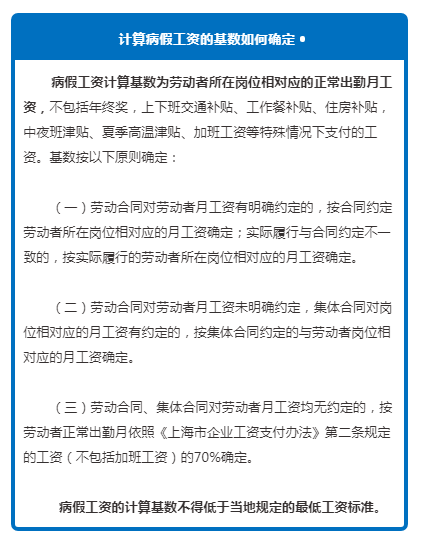 病假工资计算规则、计算方法一文汇总,算法不同工资差距很大