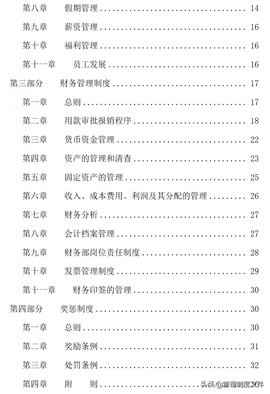 中小公司管理制度汇总（通用版本）1100501
