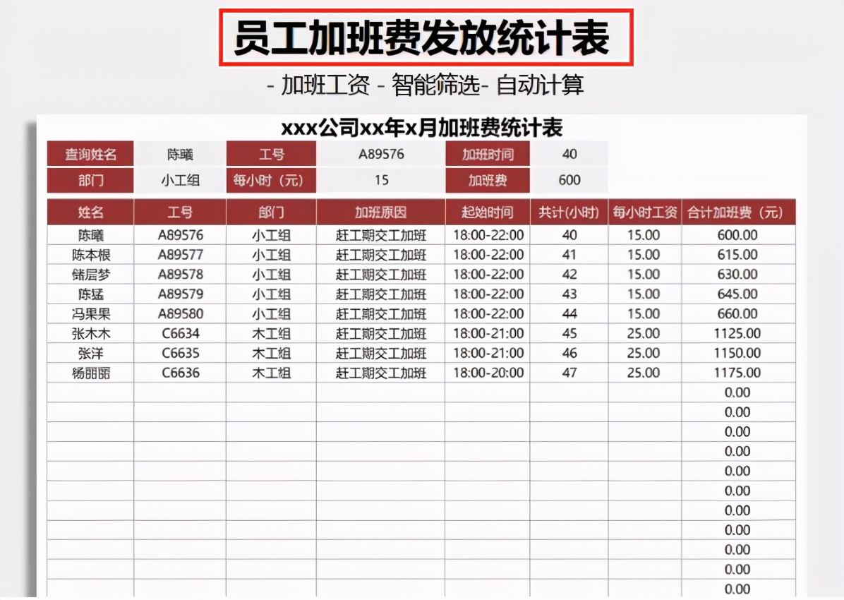 工资核算太困难?这十张Excel工资表模板能帮你大忙,可直接使用