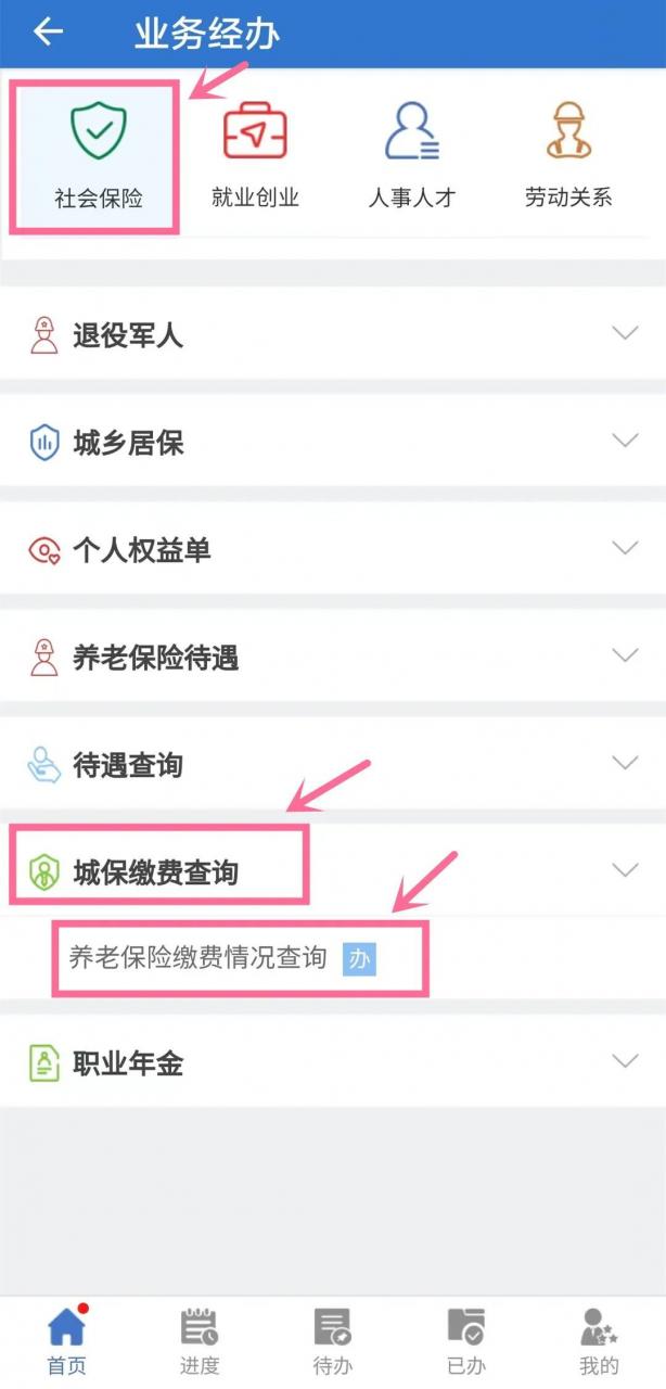 居家期间,也能查养老保险缴费情况