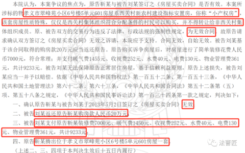 小产权房买卖合同是否有效？（以孝义翠峰苑为例）