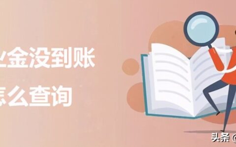 失业金没到账怎么查询？什么原因？