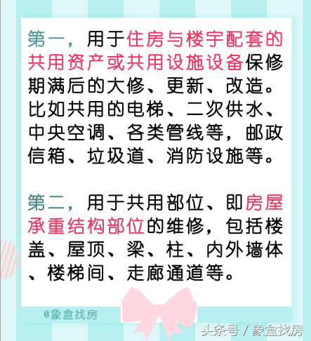 你知道什么是契税和大修基金吗？业主除了交物业费，还有大修基金