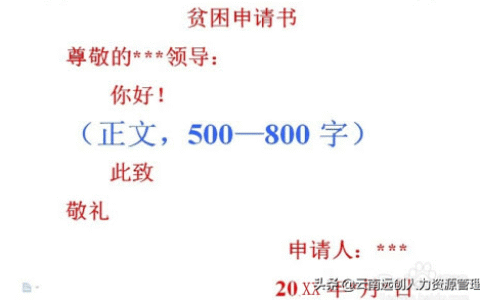 低保申请书如何写？今天我来告诉你
