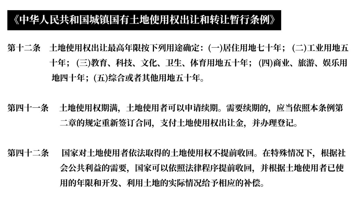 房屋土地使用权到期后怎么办？