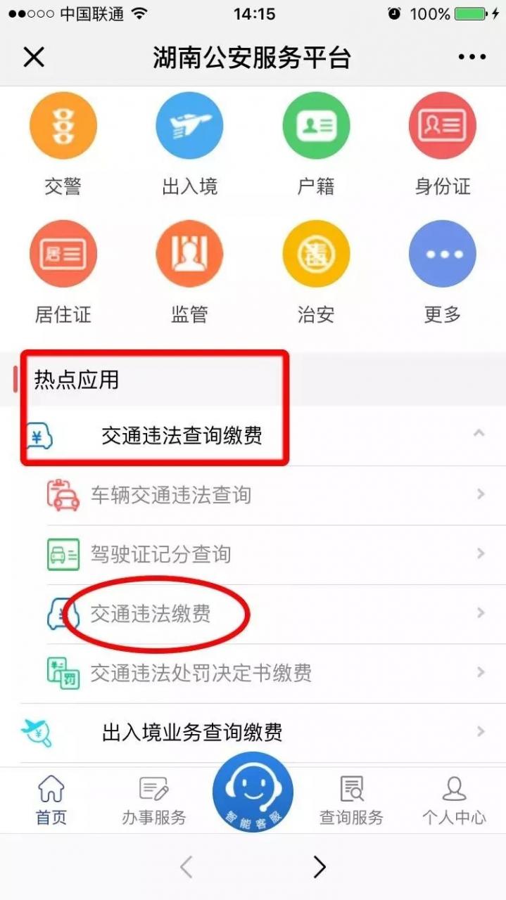 @所有人,湖南公安服务平台交通违法查询缴费详细攻略