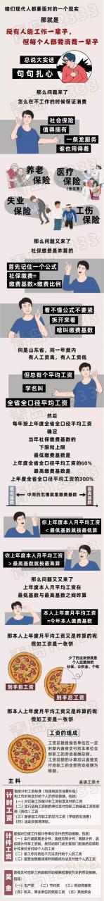 社保缴费基数是个啥?!一图看懂