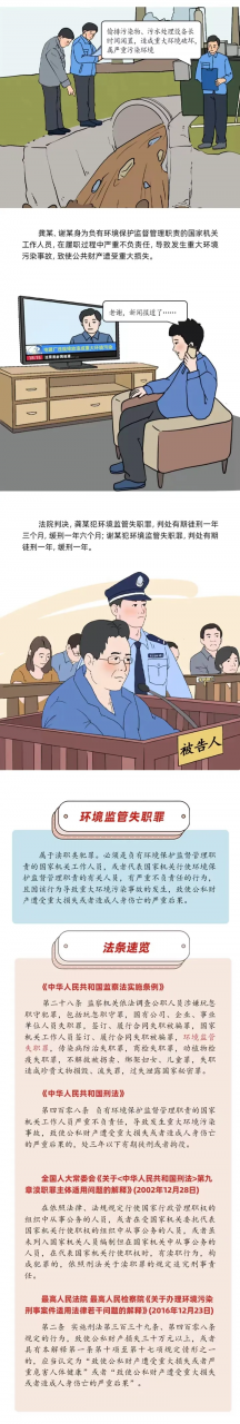 案说101个罪名⑯环境监管失职罪