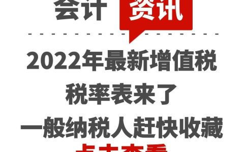 增值税税率是多少及增值税税率表最新