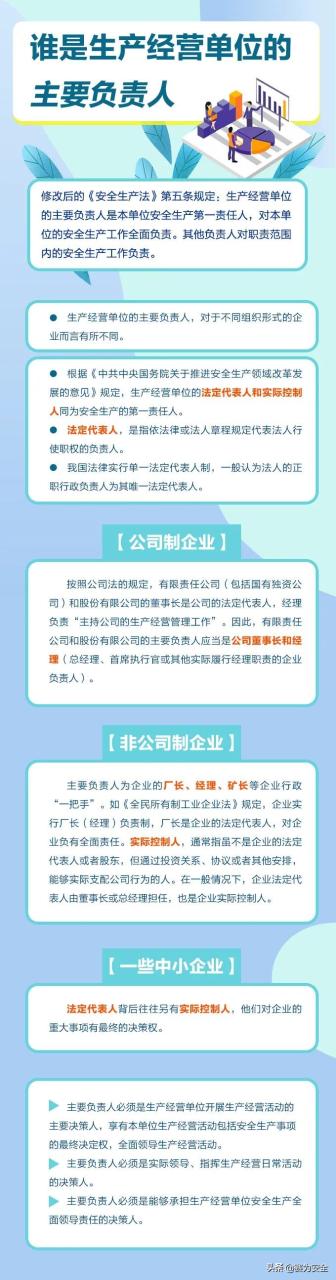 一篇教你厘清企业主要负责人的安全职责