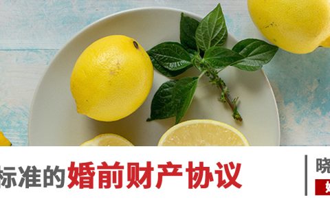 一份标准的婚前财产协议，应该是这样的