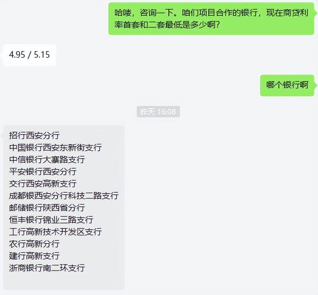 最低4.8！首套普遍低于5，西安购房商贷利率又降了