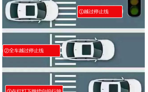 开车时不小心闯红灯，能倒车吗？