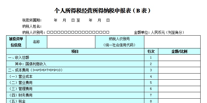 个人所得税生产经营所得汇缴进行时！分不清A、B、C表的人看过来