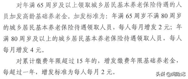2022年居民养老保险领取标准，主要城市居民养老缴费和待遇一览