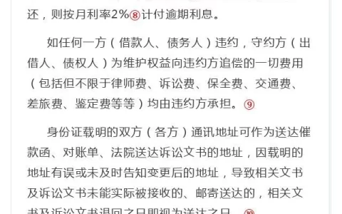 个人最合法正规借条范本及有法律效力借条模板图片